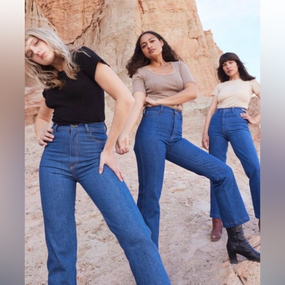 Lykke Wullf Cowgirl Jeans Denim Indigo Size 4